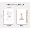 2pcs Inspirational Spiral Notebook with Inspirational Bible Verses----Surely goodness and