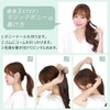 AQUADOLL wgt807-A-JBK Wig, Ponytail, Medium, Curl, Magic Pony Magic Pony