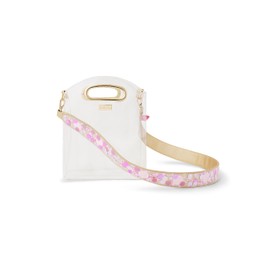 Packed Party Strap For Clear Cooper Crossbody Bag; Spirit Squad Confetti Strap For Women and Girls Fashion Purse, Handbag; Trendy for Ladies at School, Work, Travel, and the Stadium (Pink Party)