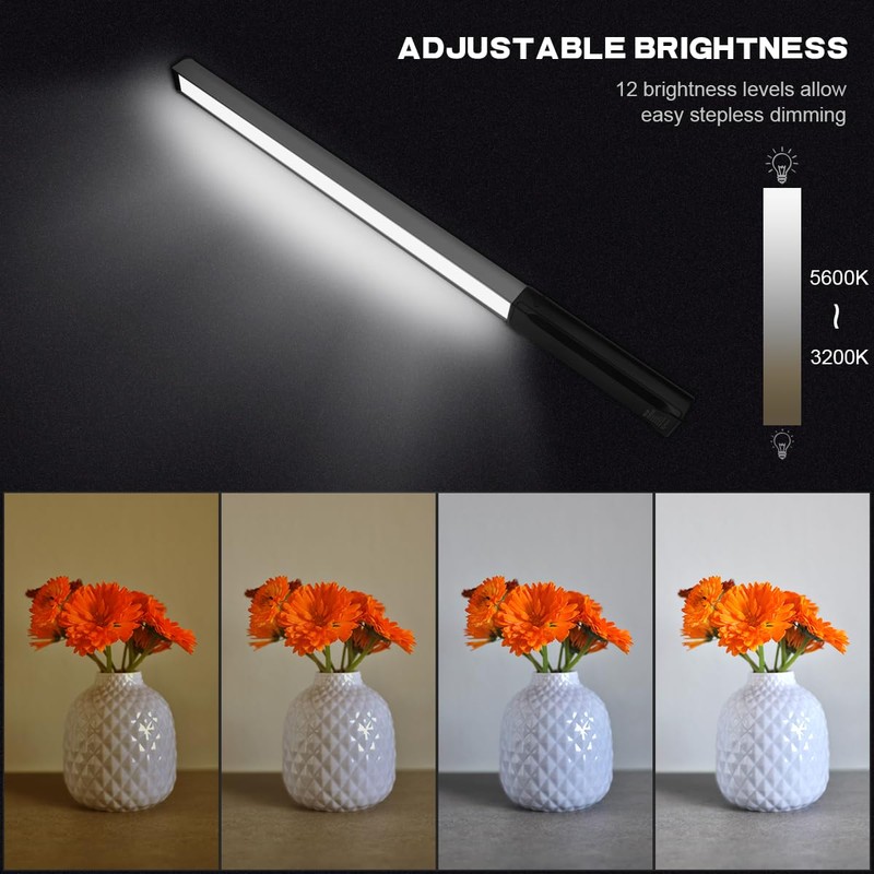 Hagibis RGB Photography Light Wand, Handheld LED Video Light 9