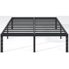 NEW JETO Metal Bed Frame,Queen Size Bed Frame with Storage