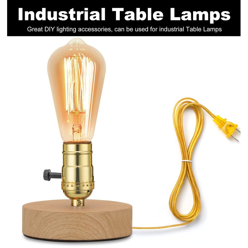 Brass Finish Lamp Repair Kit - Rewire Table & Floor