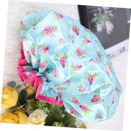 MERRYHAPY 2pcs Bath Caps for Adults Protective Shower Caps for Daily Use for Makeup Hair Conditioning and Salon Treatments Pattern