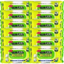 [1 Case] Flow cg42080 Adult 70 Sheets x 12 Pack