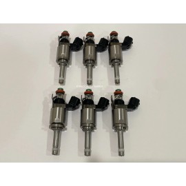 OEM 6 NEW OEM FUEL INJECTORS 16450-R9P-A01 FOR 14-20 MDX RLX 15-20 TLX 3.5L V6
