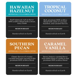 Copper Moon Single Serve Coffee Pods For Keurig K-Cup Brewers, Light/Medium Roast, Flavored Variety Pack, 80 Count