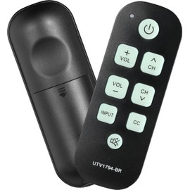 Universal Big Button Backlight TV Learning Remote for Seniors Simple Easy to Use, Compatible with Major TV Brands