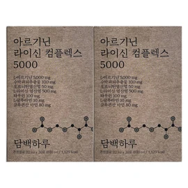 A simple day Simple Day Arginine Lysine Complex 5000 20ml x 30 sachets (2) / 담백하루 아르기닌 라이신 컴플렉스 5000 20ml x 30포 2개