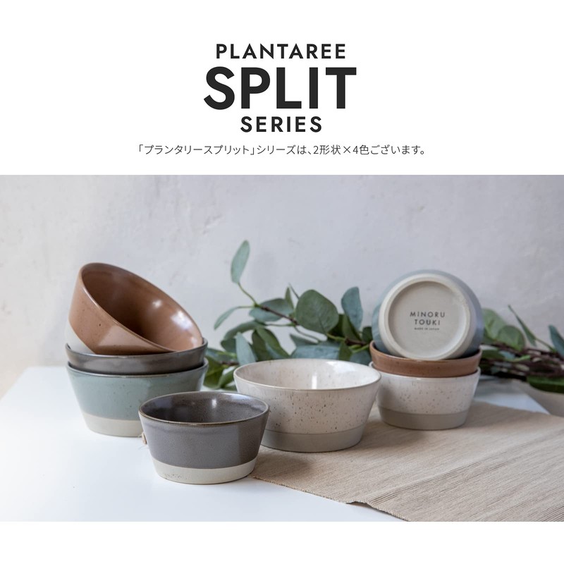 Mino Pottery PLANTAREE-SPLIT - 130 Pack Bowls, Blue, Set of