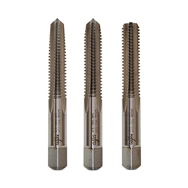 Alfa Tools HTS170007 4-40 HSS Hand Tap Set