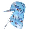 Kids' Beach Neck Cover, Swim Cap, UV Protection, Cap, Sun