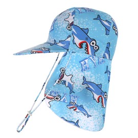 Kids' Beach Neck Cover, Swim Cap, UV Protection, Cap, Sun Protection, Outdoor, Summer, Water Play, Sun Hat, Swimming Hat, Girls, Boys, Children, Brim, UV Swimming Cap, Cute Swimming Cap, Stylish