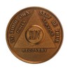 44 Year Bronze AA (Alcoholics Anonymous) - Sober / Sobriety