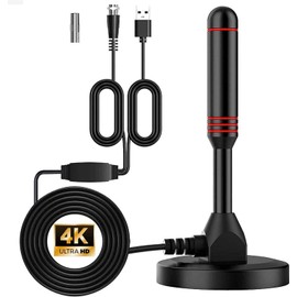 YaizK 2024 Improved Model Indoor Antenna, TV Antenna, Indoor Antenna, Strongest, Terrestrial Digital Antenna, 4K HD, Free Viewing, 530 KM Reception Range, Car Use, High Sensitivity, USB Type, Easy