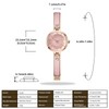 CILOA Women's Watch Pink Dial & Gold Bracelet – Waterproof