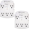 Electriduct 5-Outlet GFCI Wall Adapter, 15 Amp Grounded 3-Prong Automatic