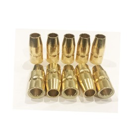 USWELDWIRE 10-pk Gas Nozzle 169-715 169715 1/2" Fits Miller Millermatic M-100 M-10 M-150 M-15 and Hobart H-9 H-10 MIG Welding Guns