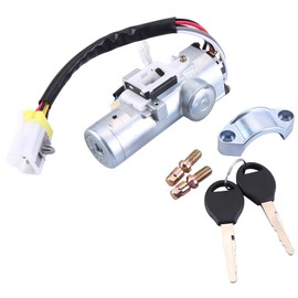 D87004S100 Ignition Switch Lock Cylinder with 2 Keys and fod Compatible for 1999-2004 Nissan Frontier Xterra Ignition Switch Lock Cylinder Assembly US545 1S6111 LS1367 Ignition Switch Assembly