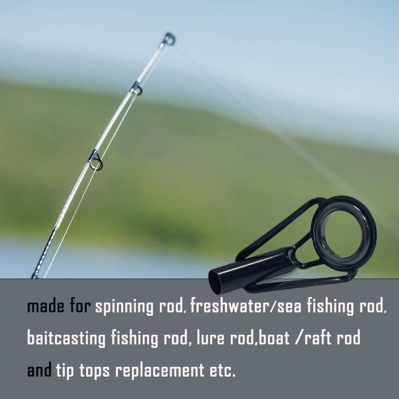 9KM DWLIFE Fishing Rod Tip Eyes Repair Kit Stainless Steel