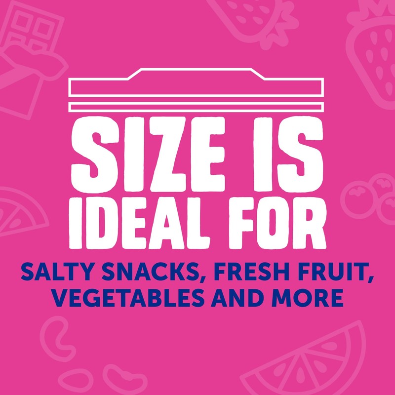 Ziploc Snack Bags with EasyGuide Texture, Small Plastic Storage Bags