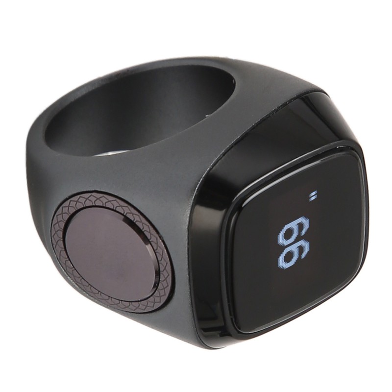 Smart BT Ring Counter 0.49in Screen Portable 5 Prayer Time