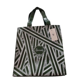 Harrods London Green Vintage Style Eco-friendly Unisex Small Shopping Bag