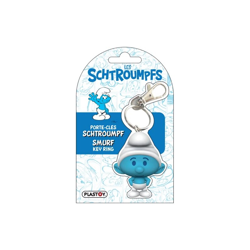 Plastoy Chibi Smurf Keyring