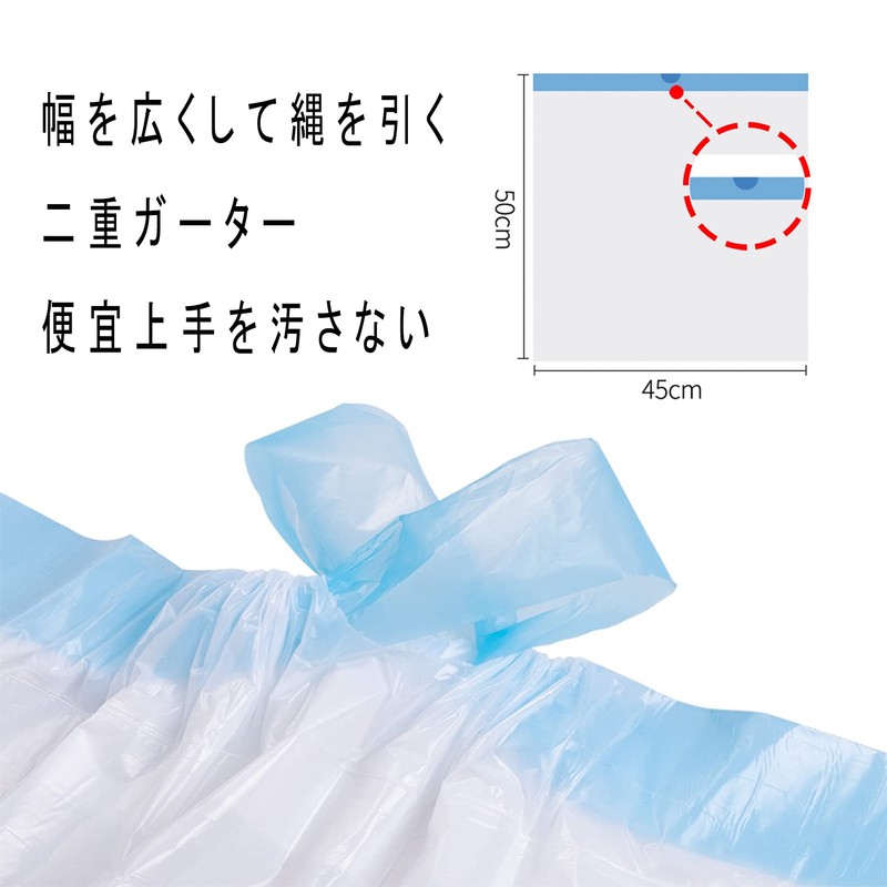 Garbage Bags, Approx. 2.2 gal (10 L), Drawstring Included, 120