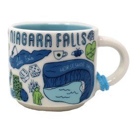 Starbucks Been There Series Niagara Falls Ceramic Coffee Demitasse Ornament 2 Oz