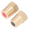 2pcs Battery Connector Revise M8 Brass Good Electrical Conductivity Pile