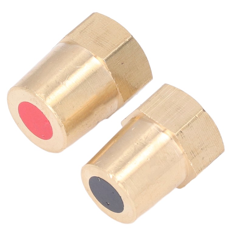 2pcs Battery Connector Revise M8 Brass Good Electrical Conductivity Pile