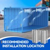 4 Pcs Shipping Container Air Vent Kits, Galvanized Steel Transportation