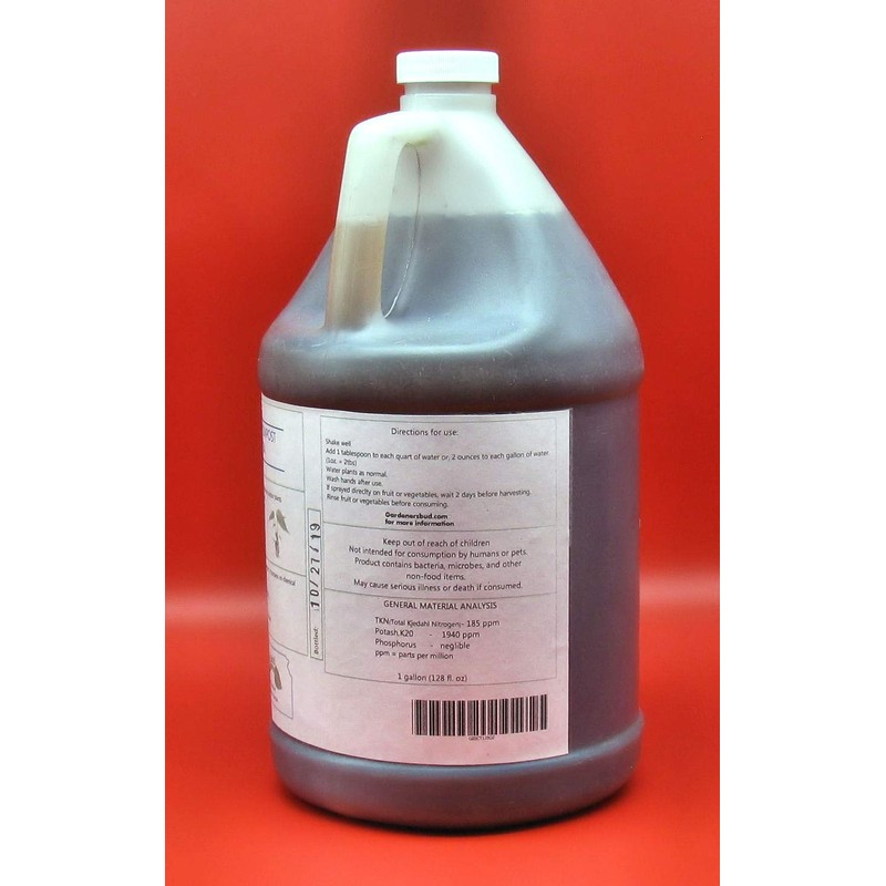 Super Compost Tea (128 oz - 1 Gallon, in Two