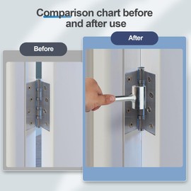 2 PCS Door Hinge Adjustment Tool 14-18 mm, 23-25 mm Hinges Gap Adjusting Wrench Heavy Duty Door Hinge Repair Tool for Fire, Security, Cleanroom Doors