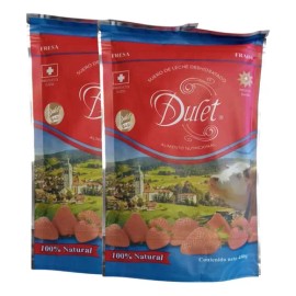 2 Bote De Dulet - Lactosuero Deshidratado Fresa 450grs