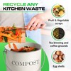 Plexon Countertop Compost Bin Kitchen, Kitchen Compost Bin 1.3 Gallon,