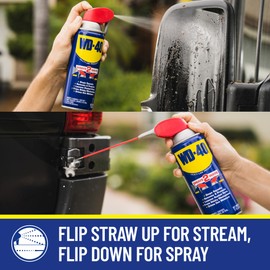 WD-40 Original Formula, Multi-Use Product with Smart Straw Sprays 2 Ways,12 OZ [6-Pack]