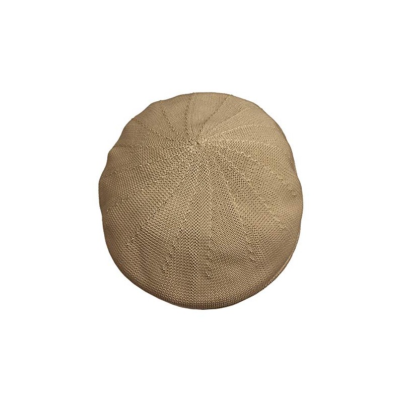 Broner Mens Polyester Knit Berkshire Ascot Ivy Cap, Tan, Large