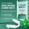Denttach Retainer Cleaner Tablets Denture Invisalign Night Guard Cleanser 90