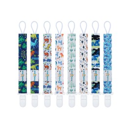 Babygoal Plastic Pacifier Clips,8pcs Chair Toys Straps Stroller Accessories Toddler Bottle Straps Car Seat Toys Baby Travel Essential Baby Toy Clips 8PS49-CA