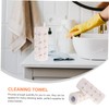 Gatuida 2rolls Kitchen Cleaning Paper Wipes Stylish Printed Cloths for