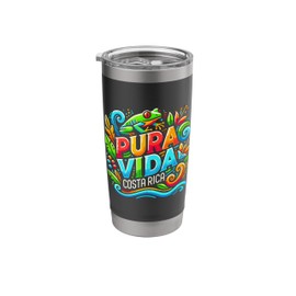 Costa Rica Rain Forest Tree Frog Pura Vida Costa Rica Stainless Steel Insulated Tumbler