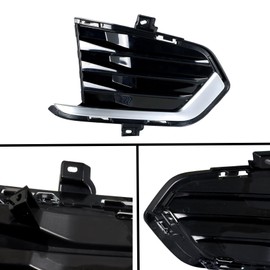 Nurniacl 1 Pair Front Bumper Fog Light Cover Left and Right Side Replacement for XT5 2017 2018 2019