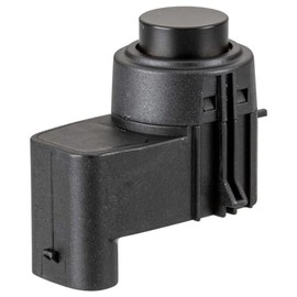 HELLA 6PX 358 141-191 Sensor, parking distance control - angled - 3-pin connector - Plugged - Paintable - without fastening ring
