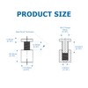 5/8” x 3/4” Inch 4PCS Aluminum Solid Sign Standoff Screws