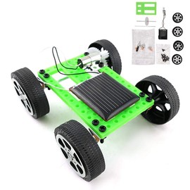 Solar Power Car, Electric Car, Experiment Kit, Free Research, Small, Handmade, DIY, New Technology, Physics, Toy, Assembly, Circuit, Model, Science, Learning, Educational Toy, Invention, Children,