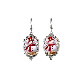 Christmas Jewelry Sets Christmas Earrings Necklace Sets Snowman Earrings Necklace Santa Earrings Necklace Christmas Tree Earrings Necklace Xmas Earrings Necklace Christmas Jewelry Costume Accessories,