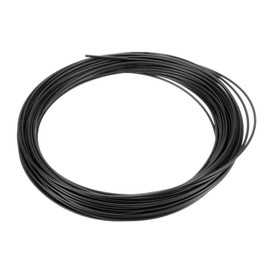 sourcing map 3/64" (1.2mm) 304 Stainless Steel Cable Wire Rope 7 x 7 Strands Core 50ft (15m) Vinyl Coated Aircraft Wire for Construction Outdoors Marine Rigging Decking Railings