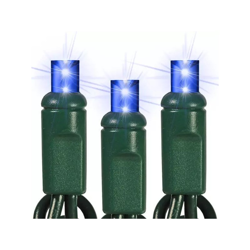 Holiday Light Depot BLUE LED Christmas String Lights Mini Lights