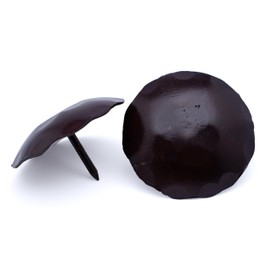 10 Pack 2 Inch Large Clavos Decorative Nails Sealed Rusted Shutter Fasteners Ornamental Nails Tacks Decorative Nail Heads for Exterior Window Shutters Faux Wood Beams by Borderland Rustic Hardware